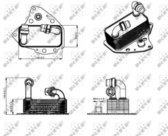 WILMINK GROUP wg1720085 -  масляный радиатор, двигательное масло